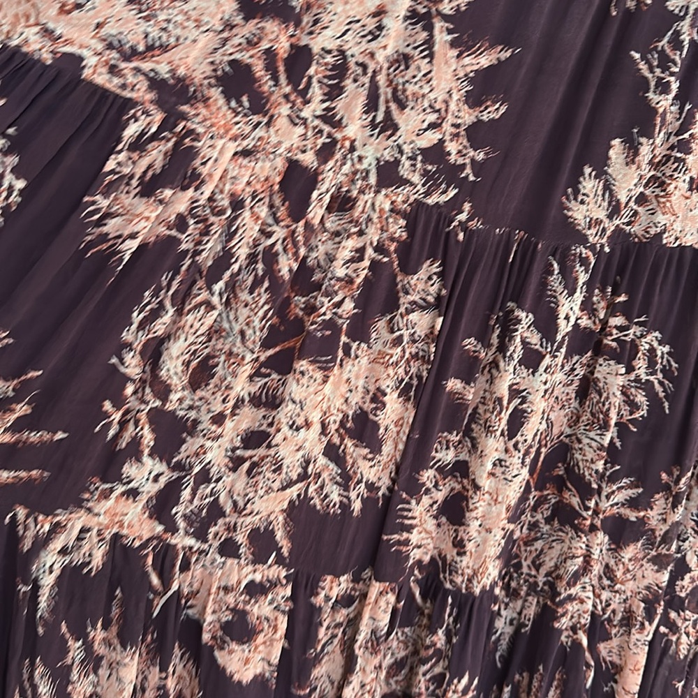 Anthropologie The Somerset Chiffon Maxi Dress size medium Petite - Picture 3 of 5